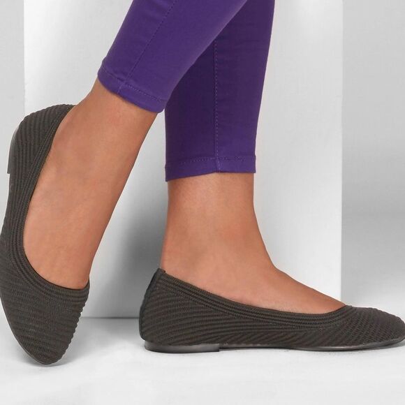 Skechers Black Flats for Women - Picture 1 of 7